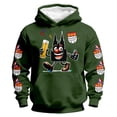 thumbnail image 4 of SONXAHE Big Boys Cartoon Character Hoodie Long Sleeve Full Print Hooded Sweatshirt Casual Pullover Tops,Green, 4 of 4