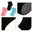 thumbnail image 2 of EXHUMKY BERTDOMD 3 Pairs Women's Cotton Yoga Socks, Non-Breathable, Comfortable Fit for Pilates and Exercise, 2 of 6