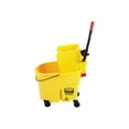 thumbnail image 4 of Rubbermaid® WaveBreak™ Mop Bucket With Side Press Wringer, Yellow, 35 Quarts, 1 Bucket/Case, 4 of 8