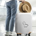 thumbnail image 2 of Stretch Luggage Cover L(25-28in)– Elastic Travel Suitcase Protector with Handle Openings & Bottom Closure, Washable Polyester Spandex Cover for 18"-32" Suitcases, S/M/L/XL Size, 2 of 6