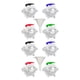 thumbnail image 2 of Cateissary Moldes de bolas de hielo con tapa, molde para hacer cubitos de glaseado de bebidas DIY, accesorio para hacer fiestas reutilizable a prueba de 4 piezas con embudo 2piezas Cateissary CBP307737, 2 of 5