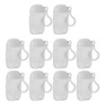 thumbnail image 1 of PENGXIANG 10pcs 30ML Leakproof Hand Sanitizer Keychain Bottle Refillable Cosmetic Bottles, 1 of 6