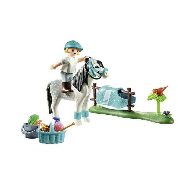 PLAYMOBIL Collectible Classic Pony Action Figure Set, 23 Pieces
