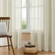 thumbnail image 2 of Juego de cortinas Joydeco de lino, 244 cm de longitud, 2 paneles, color beige, 2 of 8