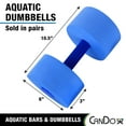 thumbnail image 2 of CanDo Aquatic Swim Bars and Dumbbells for Hydrotherapy, Swimming, Water Aerobics, Rehab, Swim Lessons, Pool Fitness & Learning to Swim, 2 of 8