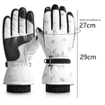 thumbnail image 2 of Guantes de nieve Guantes de esquí de invierno impermeables Guantes neutros cálidos, 2 of 5