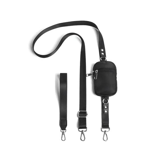 Correa Celular Y Carteras Cuerpo Y Muñequera Moda Ajustable Eo Safe Imports Negro