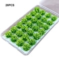 thumbnail image 4 of Injueey 28 pack/lote, mechones de flores de pastos estáticos con detalle fácil de realizar para hacer modelos, amplia aplicación Artesanía Amarillo colza, 4 of 6
