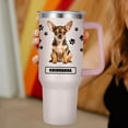 thumbnail image 3 of Chihuahua Gift for Dog Owner,40oz Chihuahua Tumbler with Handle Insulated Reusable Stainless Steel Travel Water Bottle (Color 4), 3 of 6