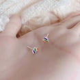thumbnail image 4 of Aretes coloridos ANGGREK en forma de corazón de aleación, 4 of 4