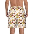 thumbnail image 3 of Naloa Mushroom Men's Beach Shorts, Surfing shorts, Swim trunks, Quick Dry Swim Trunks for Surfing Beach Fun - Small, 3 of 9