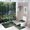 Color-1, variant on Lush Forest Waterfall Birds_1 Shower Curtain Waterproof Bathroom Curtain Anti-slip Bath Mat Set Toilet Rugs Carpet