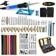thumbnail image 2 of Kit de pirograbado de 80 piezas de 50 W con temperatura ajustable, accesorios para quemar madera para soldar, grabar, herramienta de grabado de madera y cuero, 2 of 5
