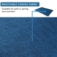 thumbnail image 3 of Alfombrilla de cama Krate Pad Kroser Fancy reversible para perros, color gris y azul marino, 3 of 7