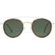 thumbnail image 1 of Gafas de sol SOJOS Retro Round Double Bridge SJ1104 Marrón/Verde, 1 of 6