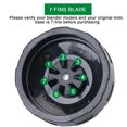 thumbnail image 2 of New 7 Fin Replacement Extractor Blade For Many Nutri Ninja Blenders With Gaskets, 2 of 2