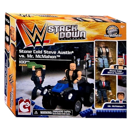 WWE Wrestling StackDown Stone Cold Steve Austin vs Mr. McMahon