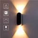 thumbnail image 1 of Lámpara De Pared Led Magnética De 6 W, Aplique De Pared Hacia Arriba Y Hacia Abajo, Ca Interior 85-265 V, Blanco Cálido Para Home Bar Cafe Vogacara HA024421-02, 1 of 7