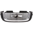 thumbnail image 2 of For 12 13 14 Camry L 2.5L Front Grill Grille Assembly Chrome Shell Black Insert, 2 of 5