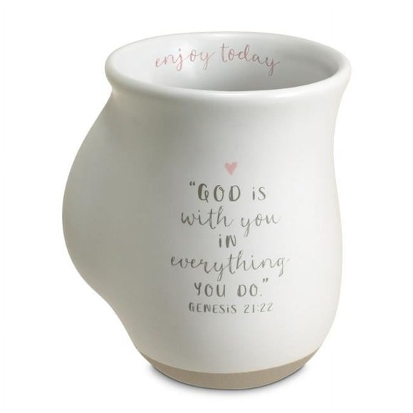LCP 18722 Tasse Chauffe-Mains Blanche 18 oz Enjoy Today