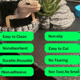 thumbnail image 2 of Large Reptile Carpet, Reptile Mat, Bearded Dragon, Leopard Gecko Substrate, Bearded Dragon Tank Flooring,, 2 of 7