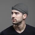 thumbnail image 1 of Men's Satin Silk Lined Turban Wrap Scarf for Dreadlocks Protection, Adjustable and Comfortable Design for Daily Use in Sports and Relaxation, 1 of 8