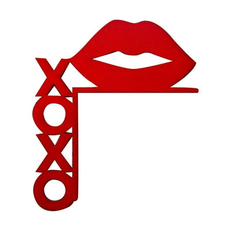 

Eudgs Acrylic Chandelier Stand Metal Trimming Tanning Salon Decorations for Business 2024 Valentine s Day Door Corner Door Frame Decoration Lips Valentine s Day Door Corner Decoration