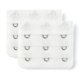 thumbnail image 1 of Señora 5Pcs 3 Gancho De 3 Filas Longitud Ajustable Correa Del Sujetador Extensor Ganchos De Hebilla Blanco Puro 2Pcs Una Talla, 1 of 5