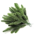 thumbnail image 1 of 30 Piezas 10.24x3.94 Pulgadas Ramas de Pino Artificiales Hojas Verdes Guirnalda de Agujas Plantas Verdes Agujas de Pino para Guirnalda Adornos Navideños y Decoración del Jardín del Hogar, 1 of 6