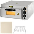 thumbnail image 1 of VEVOR Four à Pizza Commercial de Comptoir, 14 Pouces Couche Simple, 110V 1300W Acier Inoxydable Four à Pizza Électrique avec Pierre et Étagère, Machine à Pizza Intérieure Polyvalente pour Restaurant Maison Bretzels Cuites, 1 of 9