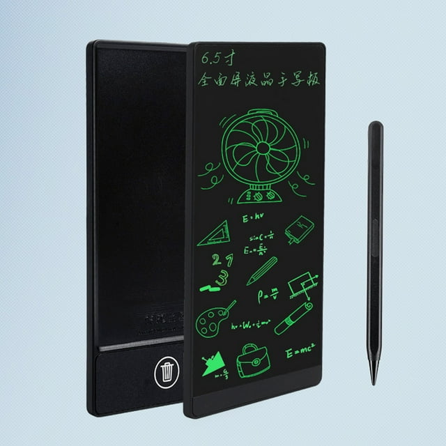 Tablette de Dessin Électronique, Tablette d'Écriture LCD Multifonction pour les Yeux, Résistante à l'Huile, 6.5 Pouces, Effaçable pour Adultes