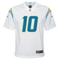 thumbnail image 2 of Youth Nike Justin Herbert White Los Angeles Chargers Game Jersey, 2 of 3