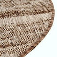 thumbnail image 5 of Unique Loom Outdoor Modern Collection Area Rug - Cartago (3' Round Brown/Ivory), 5 of 6
