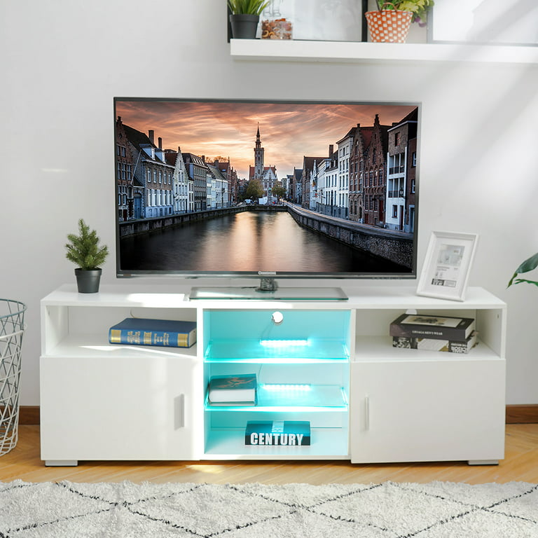 Hommpa Led Tv Stand For Tvs Up To 65