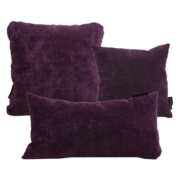 Set de 3 Cojínes Decorativos (1 Cuadrado Ch + 1 Cuadrado Gde + 1 Rectangular) DICASA Velvet
