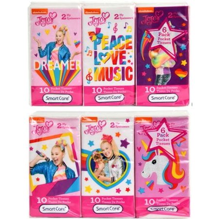 JoJo Siwa Pocket Tissue 6 Pack