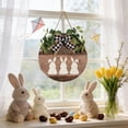thumbnail image 2 of YingYouFu Easter Welcome Sign Wooden Handcrafted Rural Style Door Hanger for Indoor Outdoor Home Decor Spring Holiday Greeting and Wall Decoration, 2 of 6