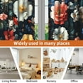 thumbnail image 5 of Lfeey Floral Blackout Curtains for Bedroom Living Room, Room Darkening Curtains, 84 Inches Length 2 Panels, 5 of 6