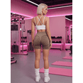 thumbnail image 3 of Set De Dos Biker Short Mujer Stretch Unitalla Shore Dama Chores Gym Talle Alto, 3 of 5