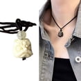 thumbnail image 2 of Necvior Vintage Chinese Style Lion Pendant Necklace Simple Collar Necklaces Jewelry, 2 of 10