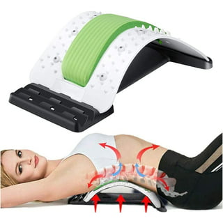 MOOCOO Back Stretcher for Back Pain Relief, Back Cracking Device for Back  and Sciatica Pain Black