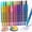24 colors, variant on JusArt 32 Colors Glitter Markers, Glitter Paint Pens Sparkly and Shiny for DIY Card Making, Coloring, Scrapbooking,Wood, Stone, Fabric, Rock - 0.7mm Extra Fine Acrylic Paint Markers