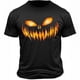 thumbnail image 4 of ¡Nuevo! Camiseta Retro con estampado de Halloween de manga corta con cuello redondo versátil a la moda para hombres disfraz de fiesta de diversión callejera, 4 of 5