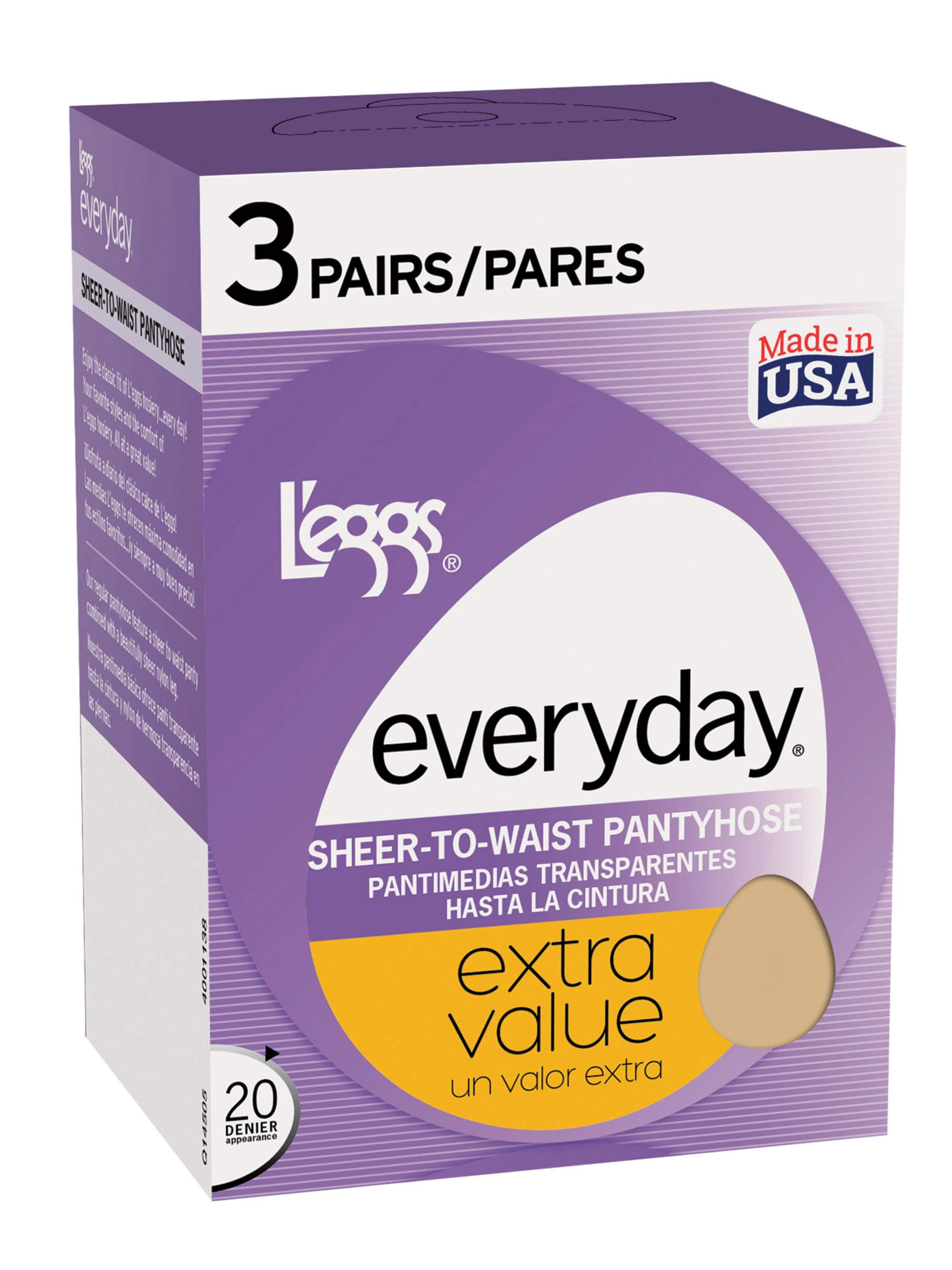 L'eggs Everyday Sheer-To-Waist 