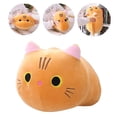 thumbnail image 5 of Cat Big Plush , Super Soft Kitten Kitty Stuffed Animals Toy Gifts for Kids, Girls, Bed, Christmas, Valentine Brown 25cm, 5 of 8