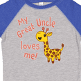 thumbnail image 4 of Inktastic My Great Uncle Loves me- cute giraffe Boys or Girls Toddler T-Shirt, 4 of 5