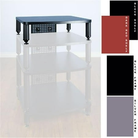 

VTI Manufacturing 34942 4 Silver Poles 1 Black Shelf 7 in. Additional Shelf