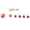 Red, variant on LAZIOEGR Premium Compound Bow Peep Sight Set with Cap Replaceable Inner Core 37 Degree Hooded Peephole Archery Supply Aluminum Alloy Bow Sight Peep Replacement Kit Black