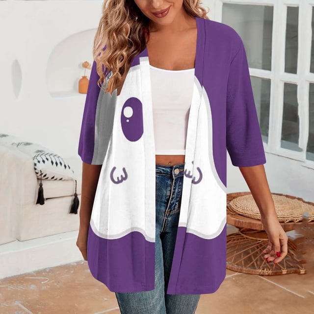 LOVZFMLL Cardigan pour Femmes, Cardigan Polyvalent de Loisirs pour Femmes