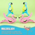 thumbnail image 2 of 4pcs Flamingo Beach Towel Clamp Beach Chair Parrot Bath Towel Clothes Clip Nails Beach Towel Clamp Bright King Size Suitable For Patio And Vacat, 2 of 5